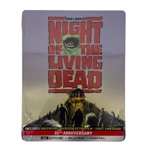 Steelbook Night of the Living Dead‎ (4K UHD/Blu-ray + Digital) NEW Sealed OOP